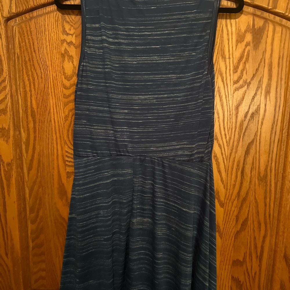 Torrid Navy and White Striped Sleeveless Top - Picture 4 of 4